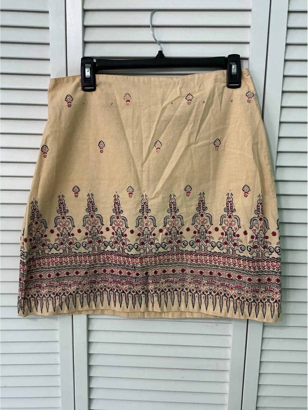 Funky People Size Large 100% Cotton Skirt Made in Nepal Boho Hippie #300